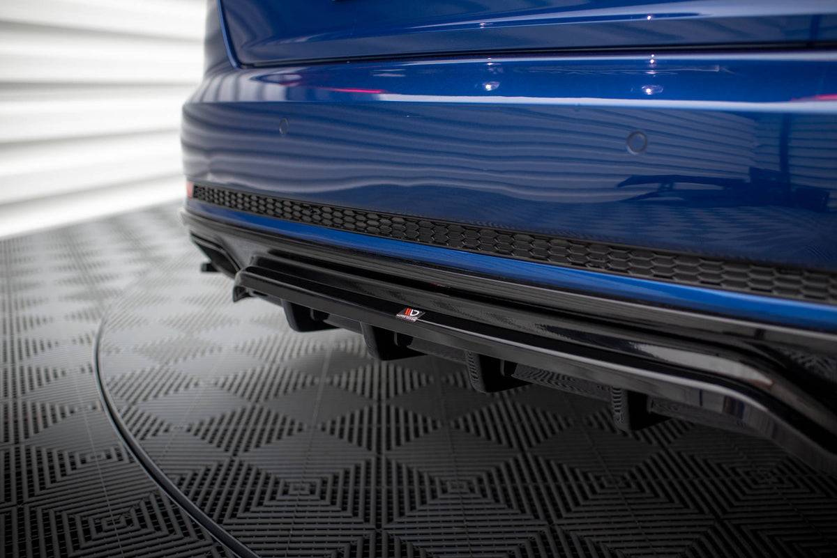 Maxton Design - Mittlerer Cup Diffusor DTM Look Heck Ansatz für Audi A4 Competition B9 - Aerowerk.