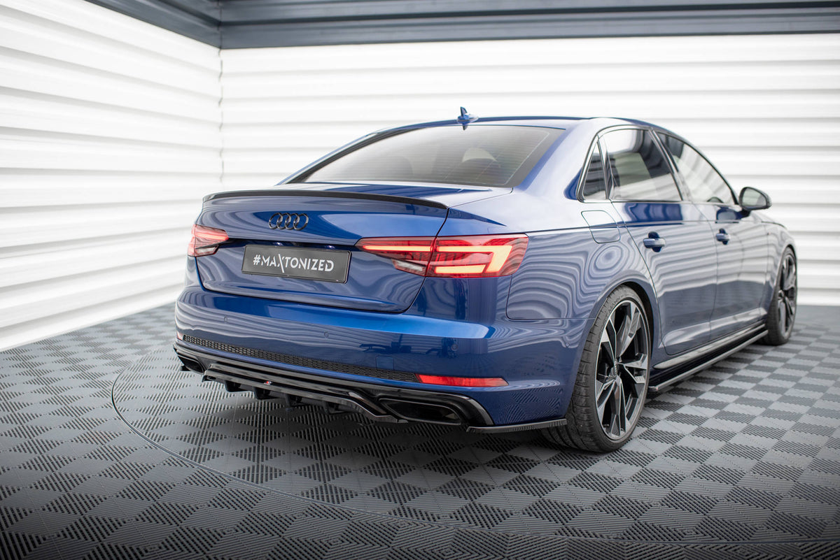 Maxton Design - Mittlerer Cup Diffusor DTM Look Heck Ansatz für Audi A4 Competition B9 - Aerowerk.