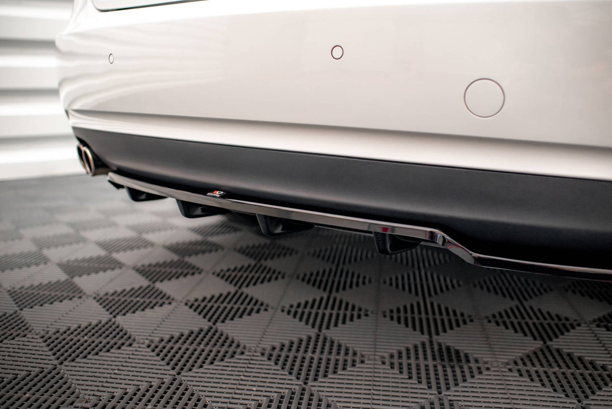 Maxton Design - Mittlerer Cup Diffusor DTM Look Heck Ansatz für Audi A5 Coupe 8T Facelift - Aerowerk.