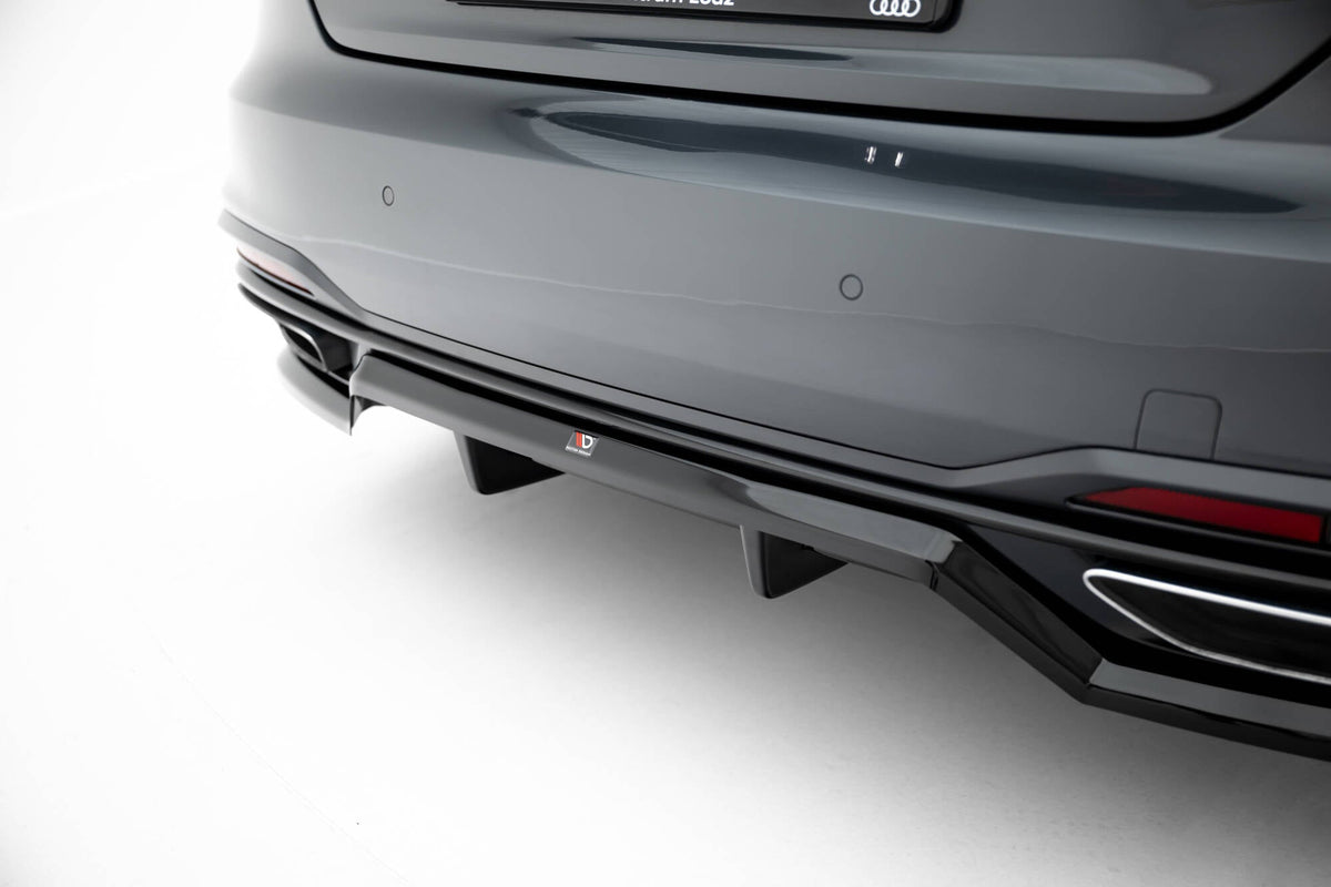 Maxton Design - Mittlerer Cup Diffusor DTM Look Heck Ansatz für Audi A5 F5 Facelift - Aerowerk.