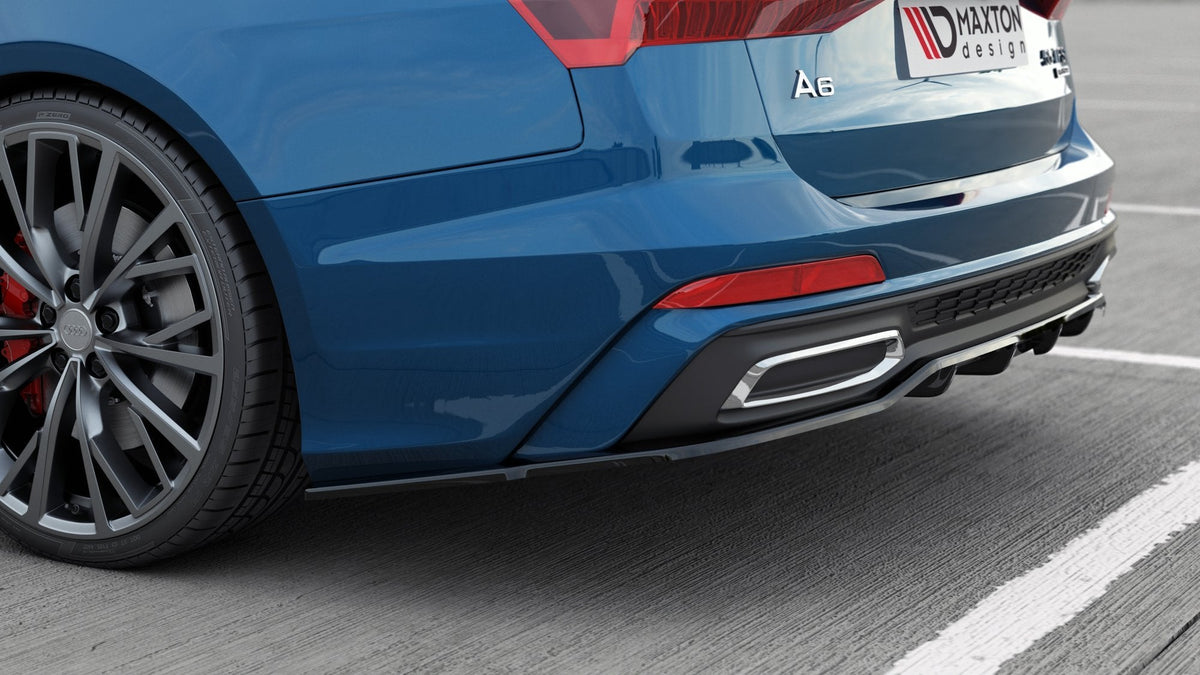 Maxton Design - Mittlerer Cup Diffusor DTM Look Heck Ansatz für Audi A6 S - Line C8 - Aerowerk.
