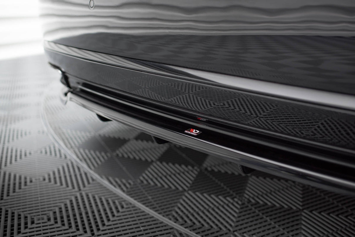 Maxton Design - Mittlerer Cup Diffusor DTM Look Heck Ansatz für Audi A8 D4 Facelift - Aerowerk.