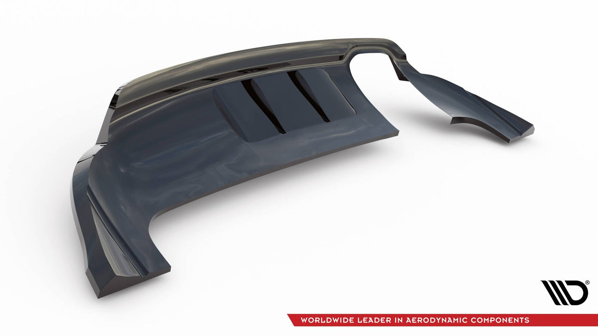 Maxton Design - Mittlerer Cup Diffusor DTM Look Heck Ansatz für Audi Q3 S - line 8U - Aerowerk.
