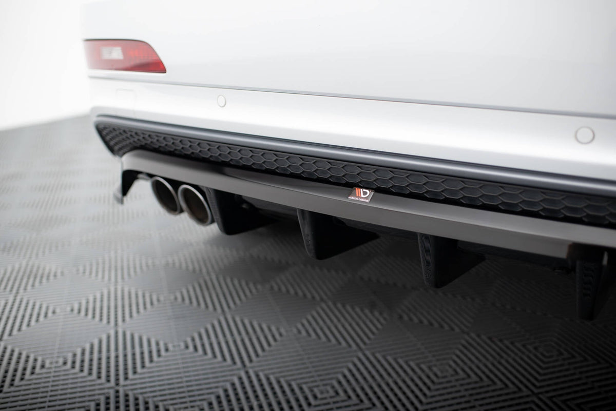 Maxton Design - Mittlerer Cup Diffusor DTM Look Heck Ansatz für Audi Q3 S - line 8U - Aerowerk.
