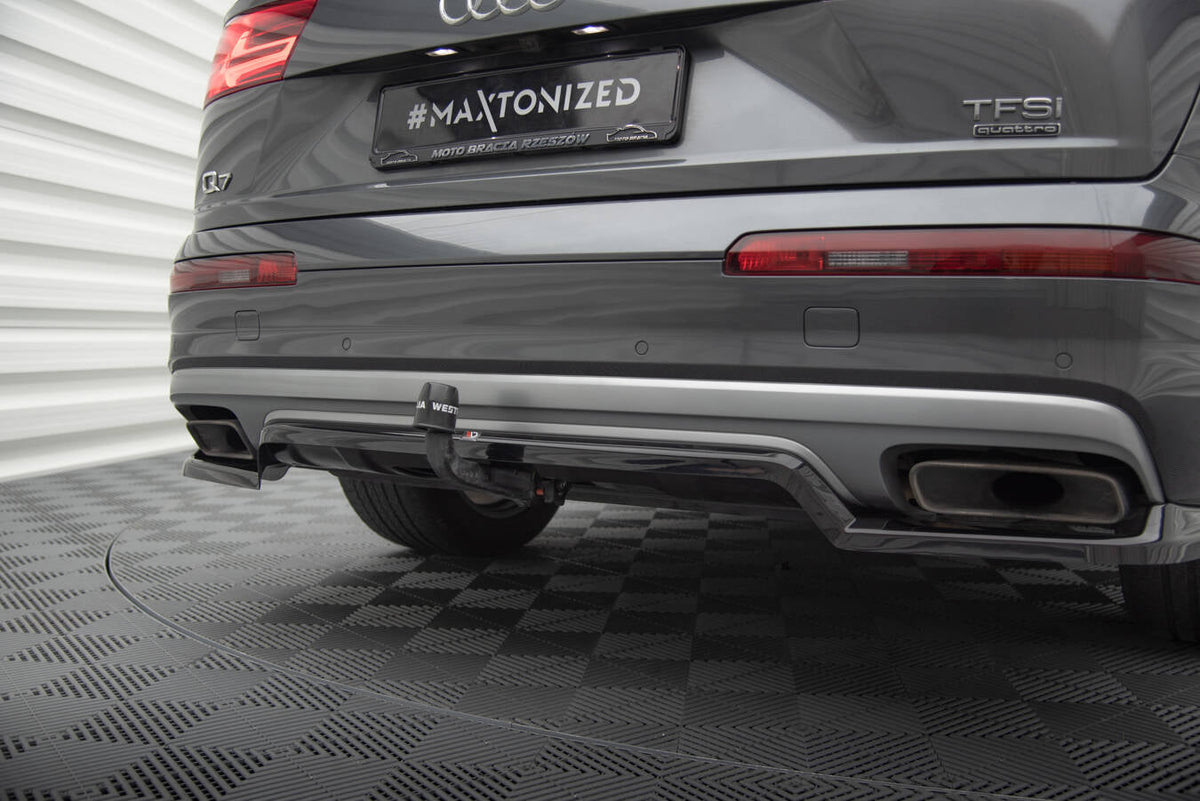 Maxton Design - Mittlerer Cup Diffusor DTM Look Heck Ansatz für Audi Q7 Mk2 - Aerowerk.