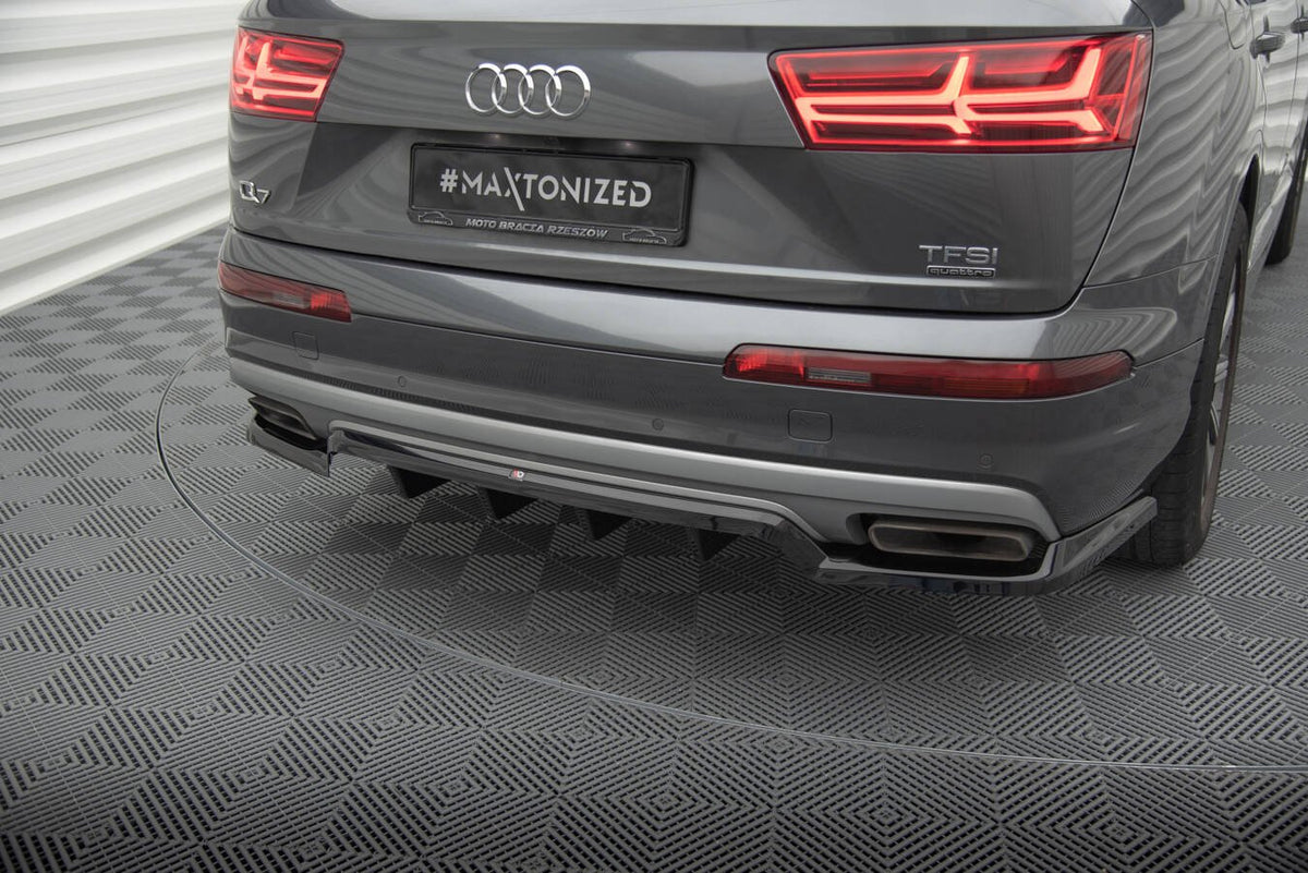 Maxton Design - Mittlerer Cup Diffusor DTM Look Heck Ansatz für Audi Q7 Mk2 - Aerowerk.