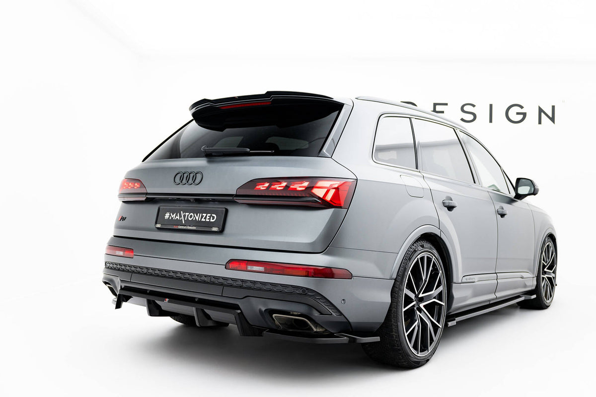 Maxton Design - Mittlerer Cup Diffusor DTM Look Heck Ansatz für Audi Q7 S - Line Mk2 Facelift 2 - Aerowerk.