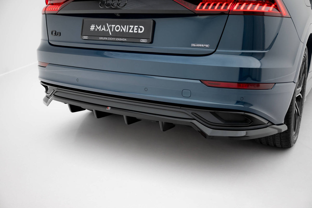 Maxton Design - Mittlerer Cup Diffusor DTM Look Heck Ansatz für Audi Q8 Mk1 - Aerowerk.