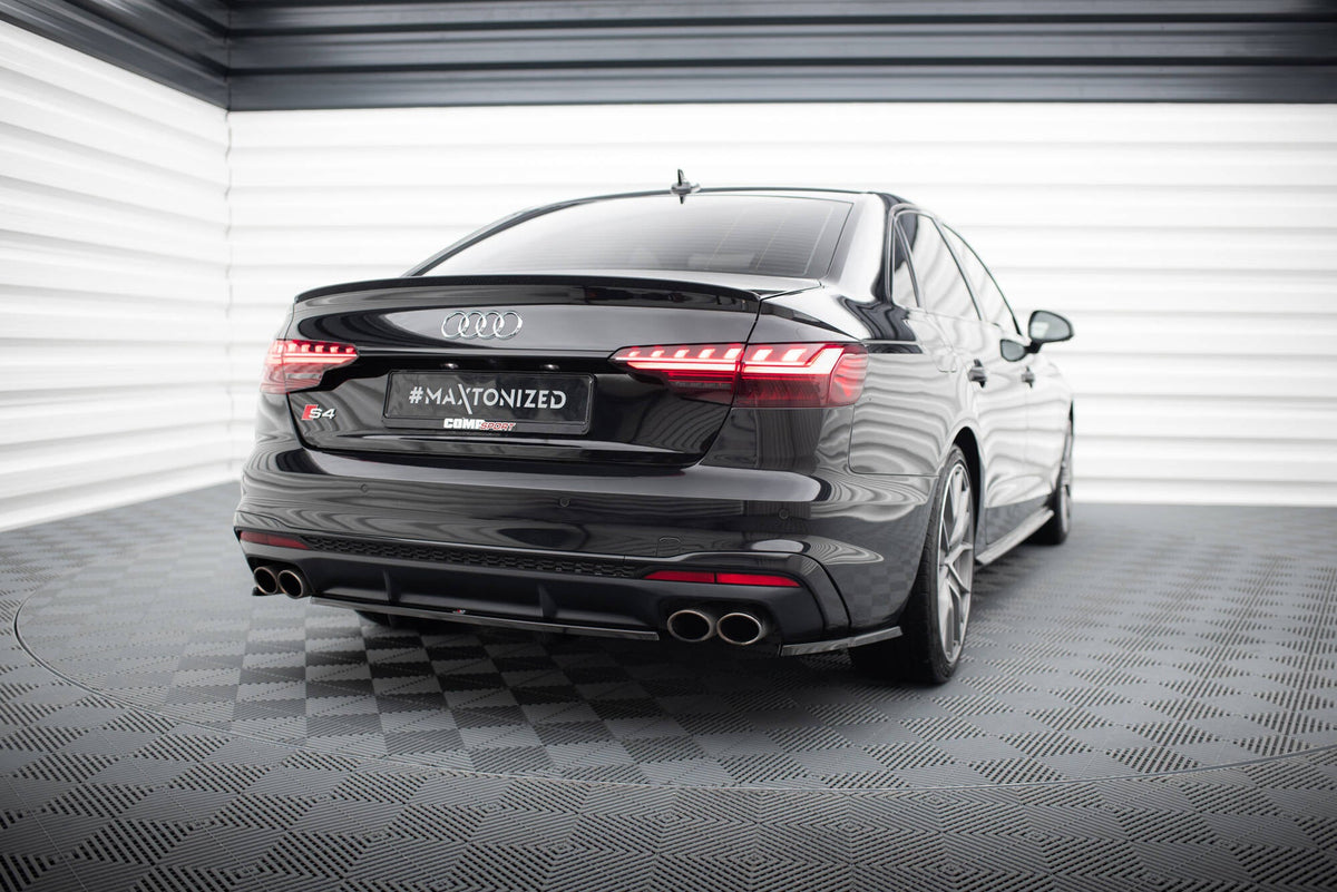 Maxton Design - Mittlerer Cup Diffusor DTM Look Heck Ansatz für Audi S4 B9 Facelift - Aerowerk.