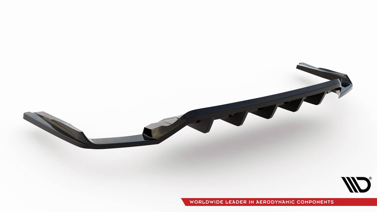 Maxton Design - Mittlerer Cup Diffusor DTM Look Heck Ansatz für Audi SQ7 Mk2 (4M) Facelift - Aerowerk.