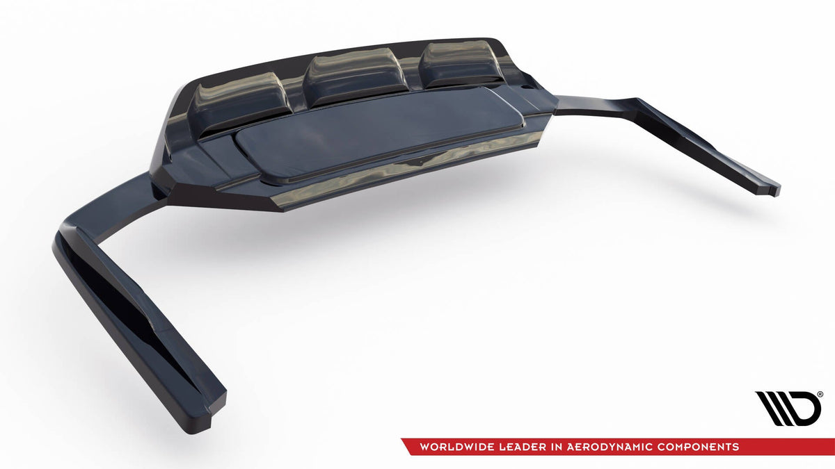 Maxton Design - Mittlerer Cup Diffusor DTM Look Heck Ansatz für Audi SQ7 Mk2 (4M) Facelift - Aerowerk.