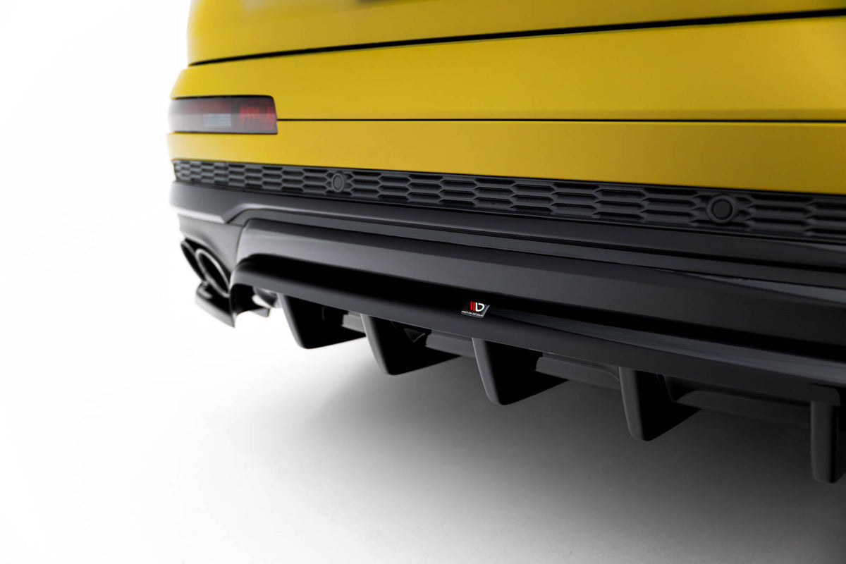 Maxton Design - Mittlerer Cup Diffusor DTM Look Heck Ansatz für Audi SQ7 Mk2 (4M) Facelift - Aerowerk.