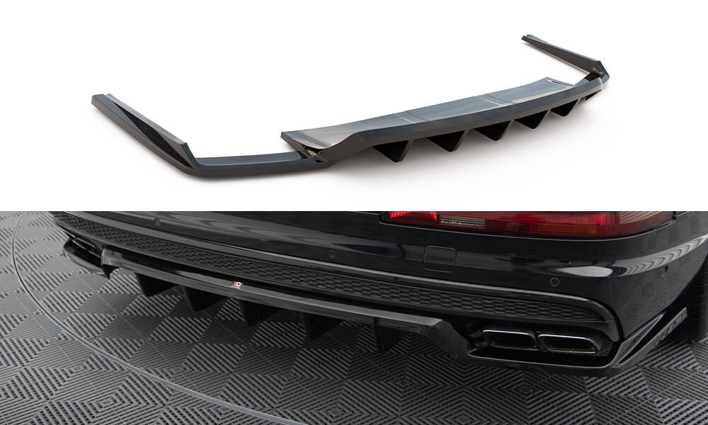 Maxton Design - Mittlerer Cup Diffusor DTM Look Heck Ansatz für Audi SQ7 Mk2 - Aerowerk.