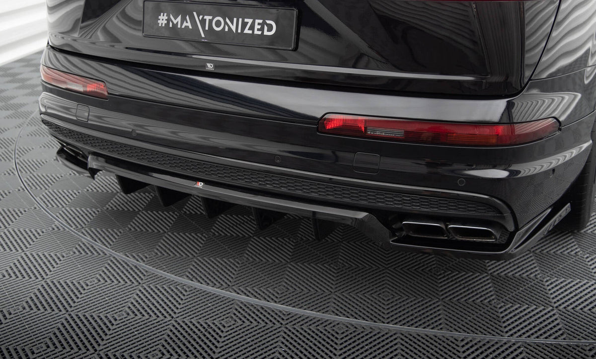 Maxton Design - Mittlerer Cup Diffusor DTM Look Heck Ansatz für Audi SQ7 Mk2 - Aerowerk.