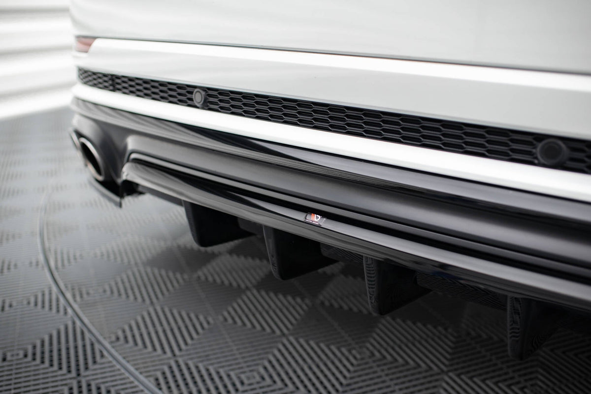 Maxton Design - Mittlerer Cup Diffusor DTM Look Heck Ansatz für Audi SQ8 Mk1 - Aerowerk.