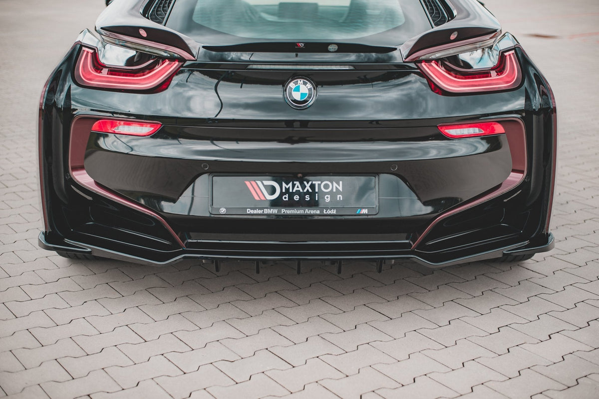Maxton Design - Mittlerer Cup Diffusor DTM Look Heck Ansatz für BMW i8 - Aerowerk.