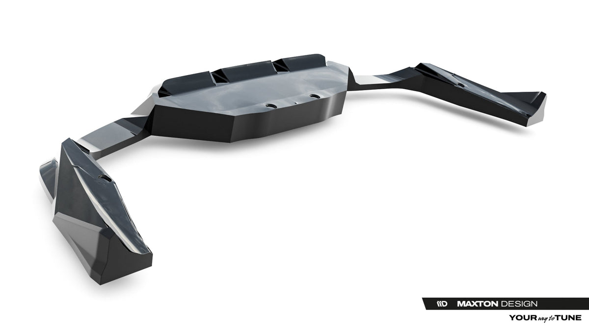 Maxton Design - Mittlerer Cup Diffusor DTM Look Heck Ansatz für BMW X2 M35i U10 - Aerowerk.