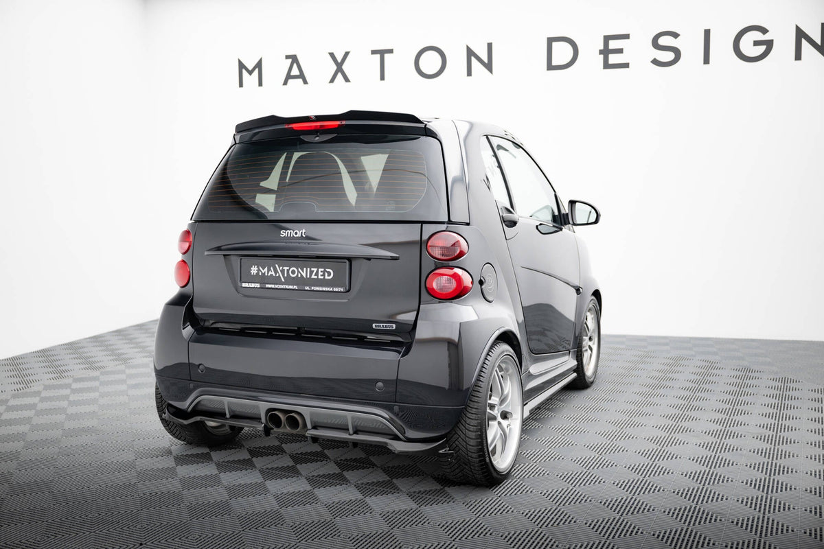 Maxton Design - Mittlerer Cup Diffusor DTM Look Heck Ansatz für Brabus Smart Fortwo C451 Facelift - Aerowerk.