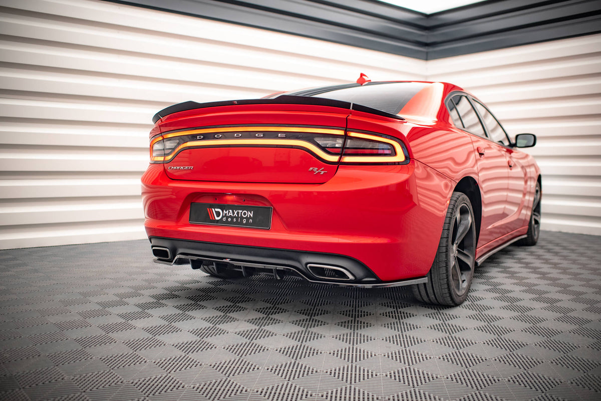 Maxton Design - Mittlerer Cup Diffusor DTM Look Heck Ansatz für Dodge Charger RT Mk7 Facelift - Aerowerk.