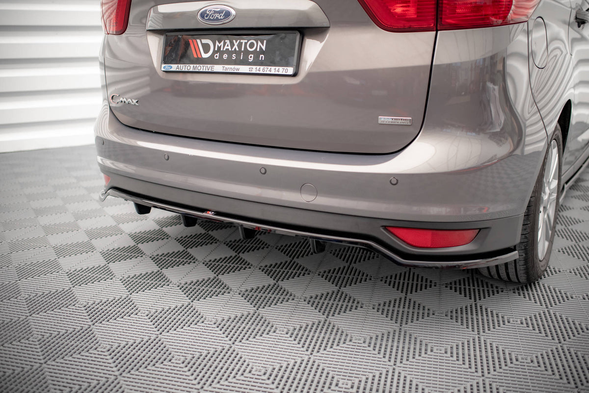 Maxton Design - Mittlerer Cup Diffusor DTM Look Heck Ansatz für Ford C - Max Mk2 - Aerowerk.