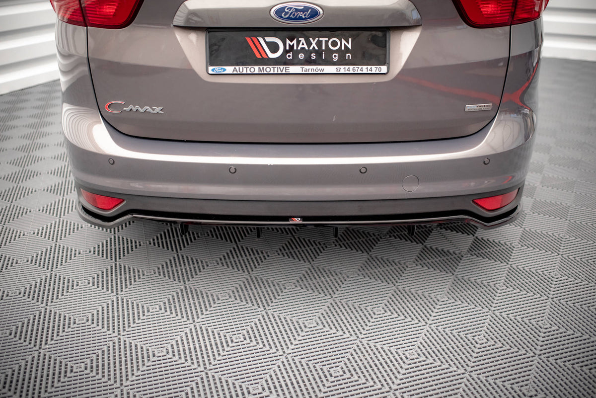 Maxton Design - Mittlerer Cup Diffusor DTM Look Heck Ansatz für Ford C - Max Mk2 - Aerowerk.