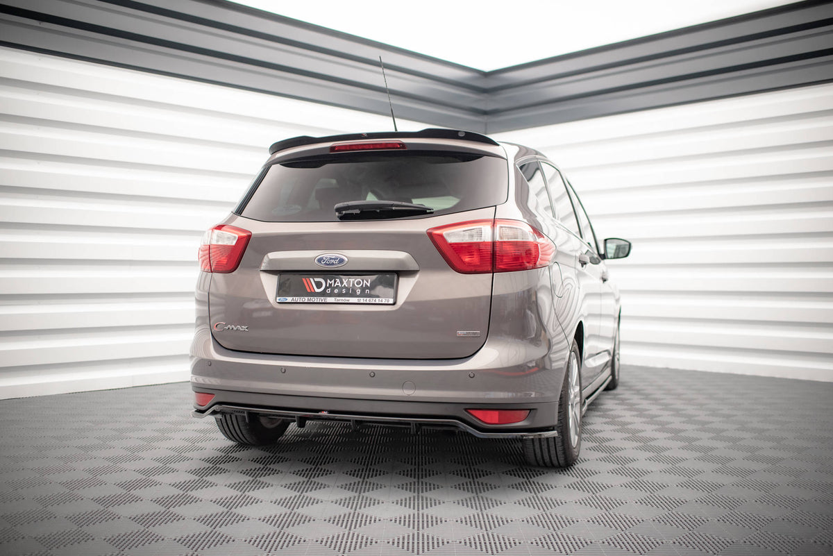Maxton Design - Mittlerer Cup Diffusor DTM Look Heck Ansatz für Ford C - Max Mk2 - Aerowerk.