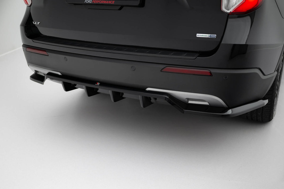 Maxton Design - Mittlerer Cup Diffusor DTM Look Heck Ansatz für Ford Explorer XLT Mk6 - Aerowerk.