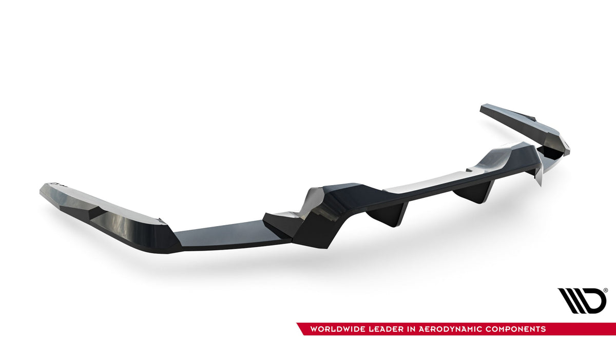 Maxton Design - Mittlerer Cup Diffusor DTM Look Heck Ansatz für Ford Mustang Dark Horse Mk7 - Aerowerk.