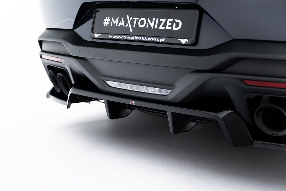 Maxton Design - Mittlerer Cup Diffusor DTM Look Heck Ansatz für Ford Mustang Dark Horse Mk7 - Aerowerk.