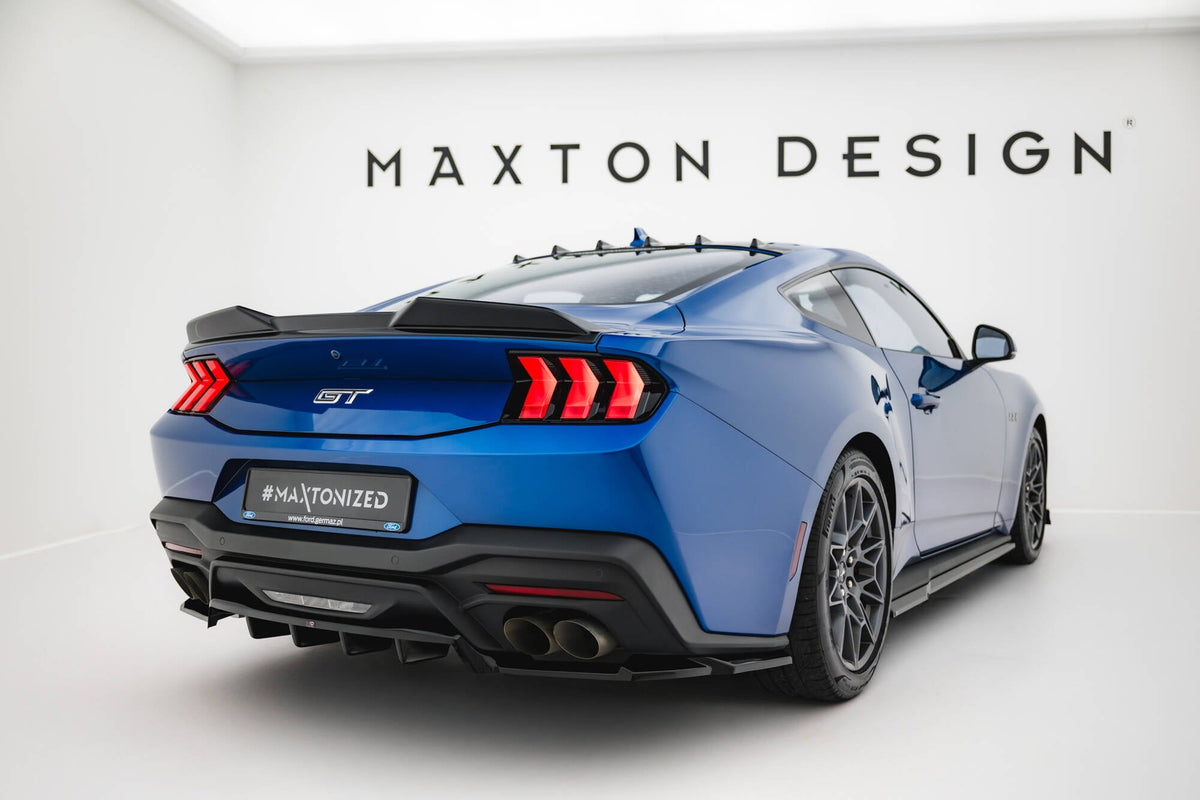 Maxton Design - Mittlerer Cup Diffusor DTM Look Heck Ansatz für Ford Mustang GT Mk7 - Aerowerk.