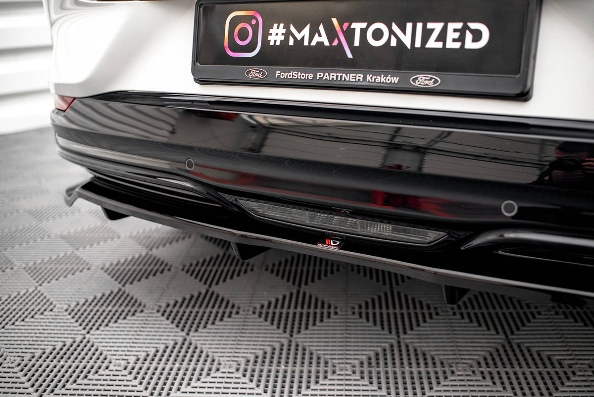Maxton Design - Mittlerer Cup Diffusor DTM Look Heck Ansatz für Ford Mustang Mach - E Mk1 - Aerowerk.