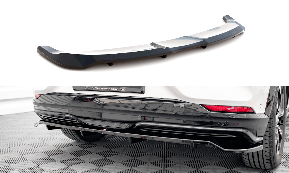 Maxton Design - Mittlerer Cup Diffusor DTM Look Heck Ansatz für Ford Mustang Mach - E Mk1 - Aerowerk.