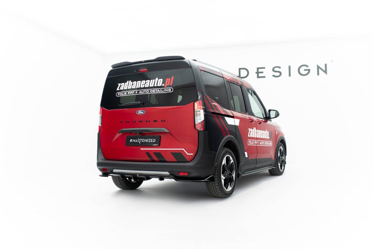 Maxton Design - Mittlerer Cup Diffusor DTM Look Heck Ansatz für Ford Tourneo Courier Mk2 - Aerowerk.