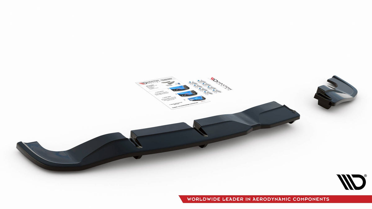 Maxton Design - Mittlerer Cup Diffusor DTM Look Heck Ansatz für Hyundai I20 N Mk3 - Aerowerk.