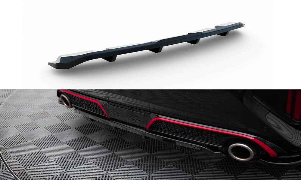 Maxton Design - Mittlerer Cup Diffusor DTM Look Heck Ansatz für Kia Ceed GT Mk3 Facelift - Aerowerk.