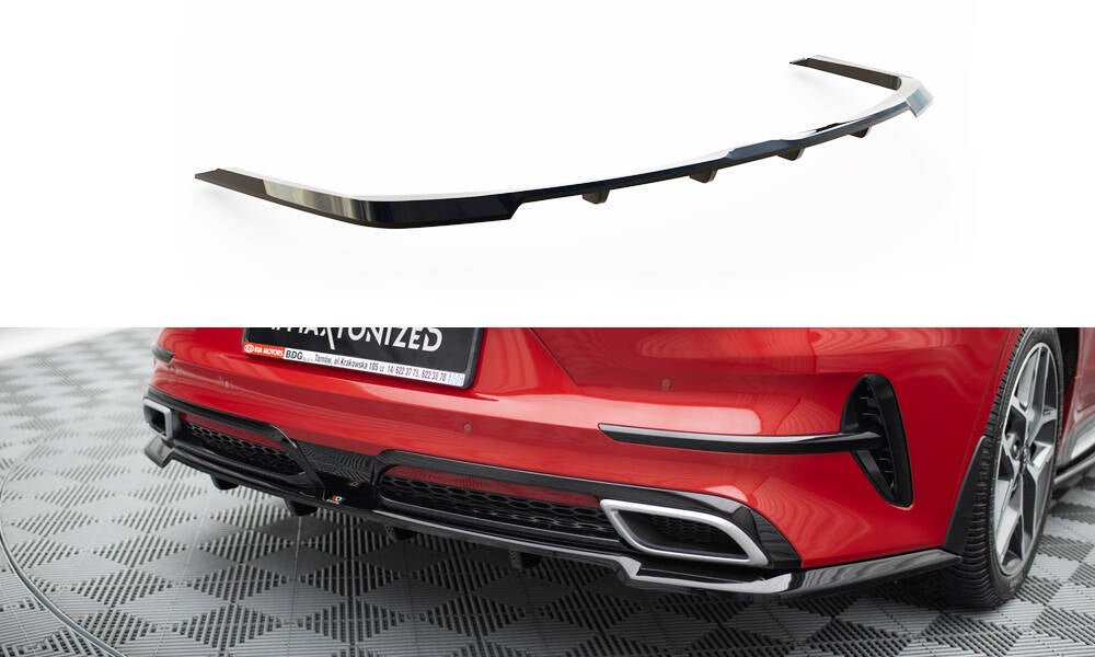 Maxton Design - Mittlerer Cup Diffusor DTM Look Heck Ansatz für Kia ProCeed GT - Line Mk1 - Aerowerk.