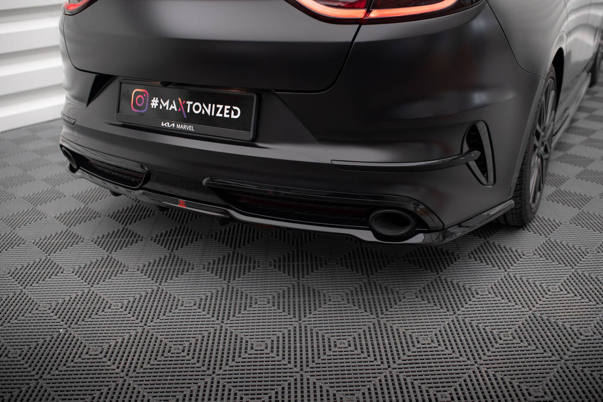 Maxton Design - Mittlerer Cup Diffusor DTM Look Heck Ansatz für Kia Proceed GT Mk1 Facelift - Aerowerk.