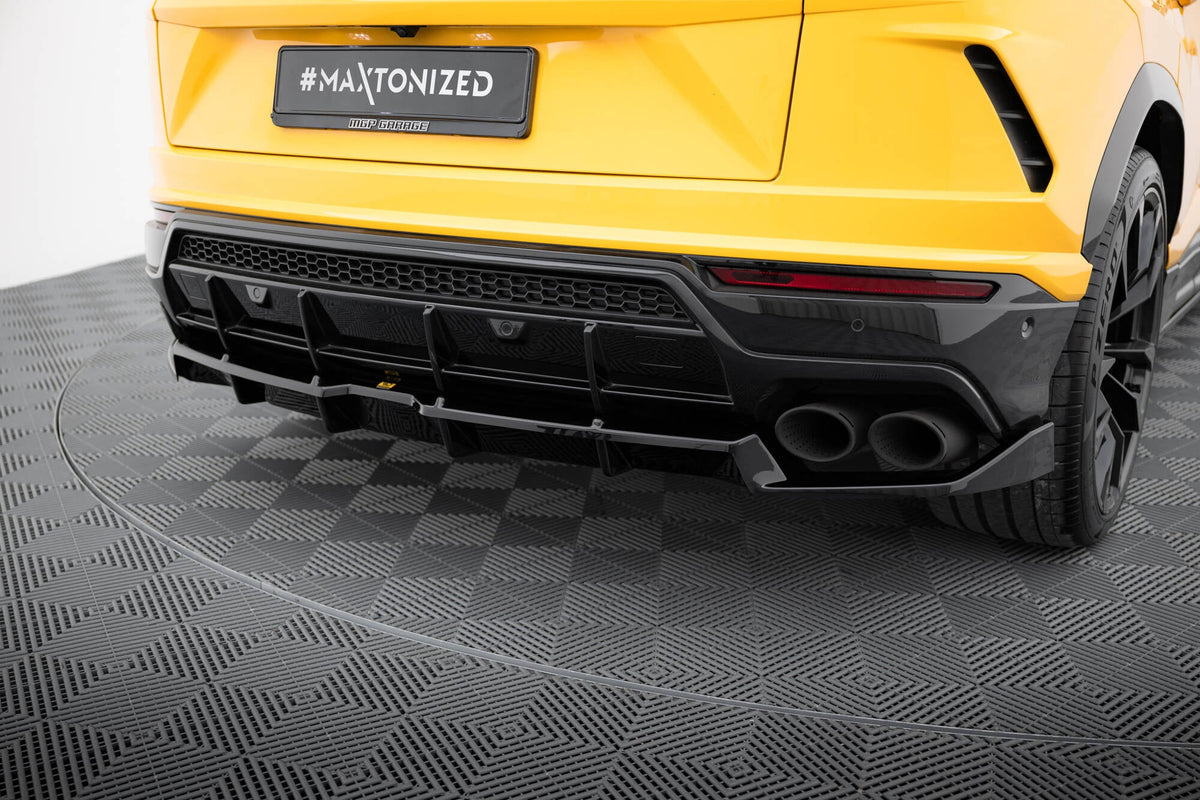Maxton Design - Mittlerer Cup Diffusor DTM Look Heck Ansatz für Lamborghini Urus Mk1 - Aerowerk.