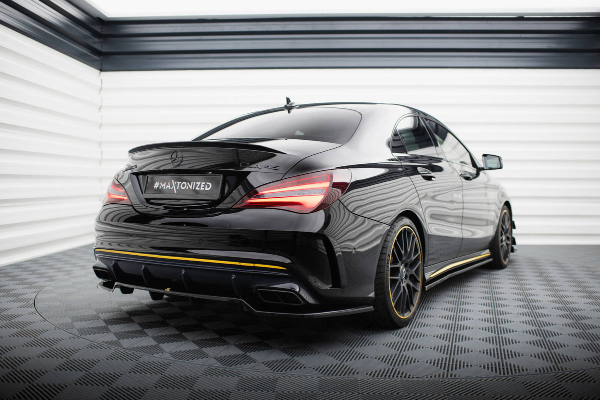 Maxton Design - Mittlerer Cup Diffusor DTM Look Heck Ansatz für Mercedes - AMG CLA 45 C117 Facelift - Aerowerk.