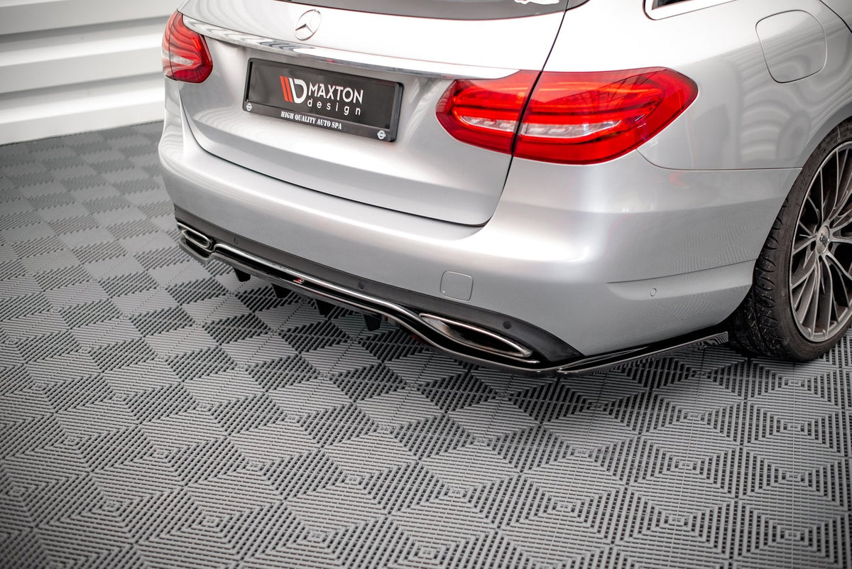 Maxton Design - Mittlerer Cup Diffusor DTM Look Heck Ansatz für Mercedes - Benz C W205 - Aerowerk.