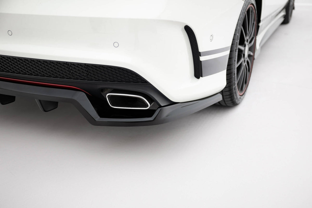 Maxton Design - Mittlerer Cup Diffusor DTM Look Heck Ansatz für Mercedes - Benz CLA AMG - Line C117 - Aerowerk.