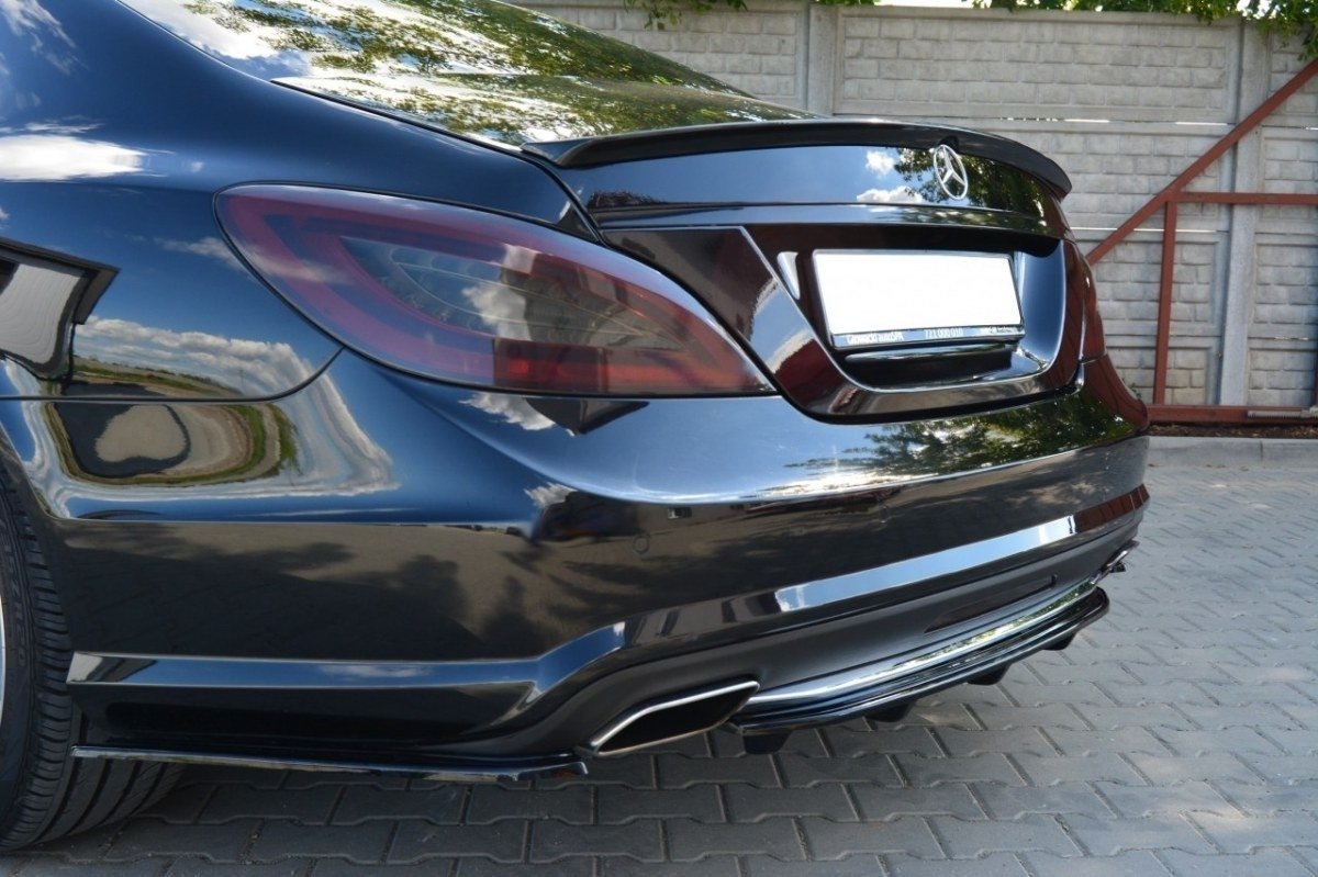 Maxton Design - Mittlerer Cup Diffusor DTM Look Heck Ansatz für Mercedes - Benz CLS AMG - Line C218 - Aerowerk.