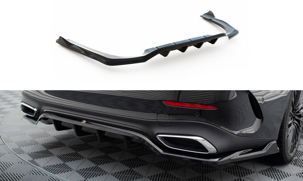 Maxton Design - Mittlerer Cup Diffusor DTM Look Heck Ansatz für Mercedes - Benz E AMG - Line W214 - Aerowerk.