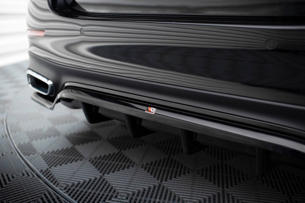 Maxton Design - Mittlerer Cup Diffusor DTM Look Heck Ansatz für Mercedes - Benz E AMG - Line W214 - Aerowerk.