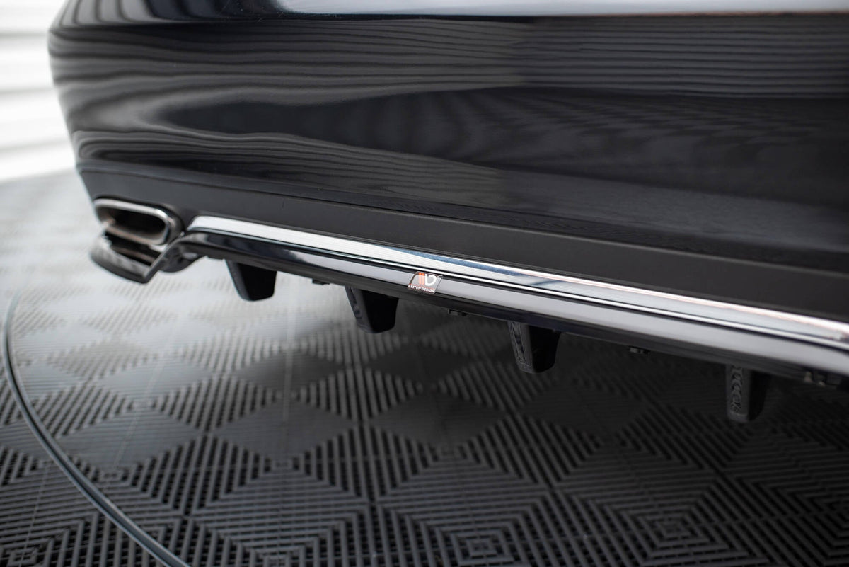 Maxton Design - Mittlerer Cup Diffusor DTM Look Heck Ansatz für Mercedes - Benz E W212 Facelift - Aerowerk.