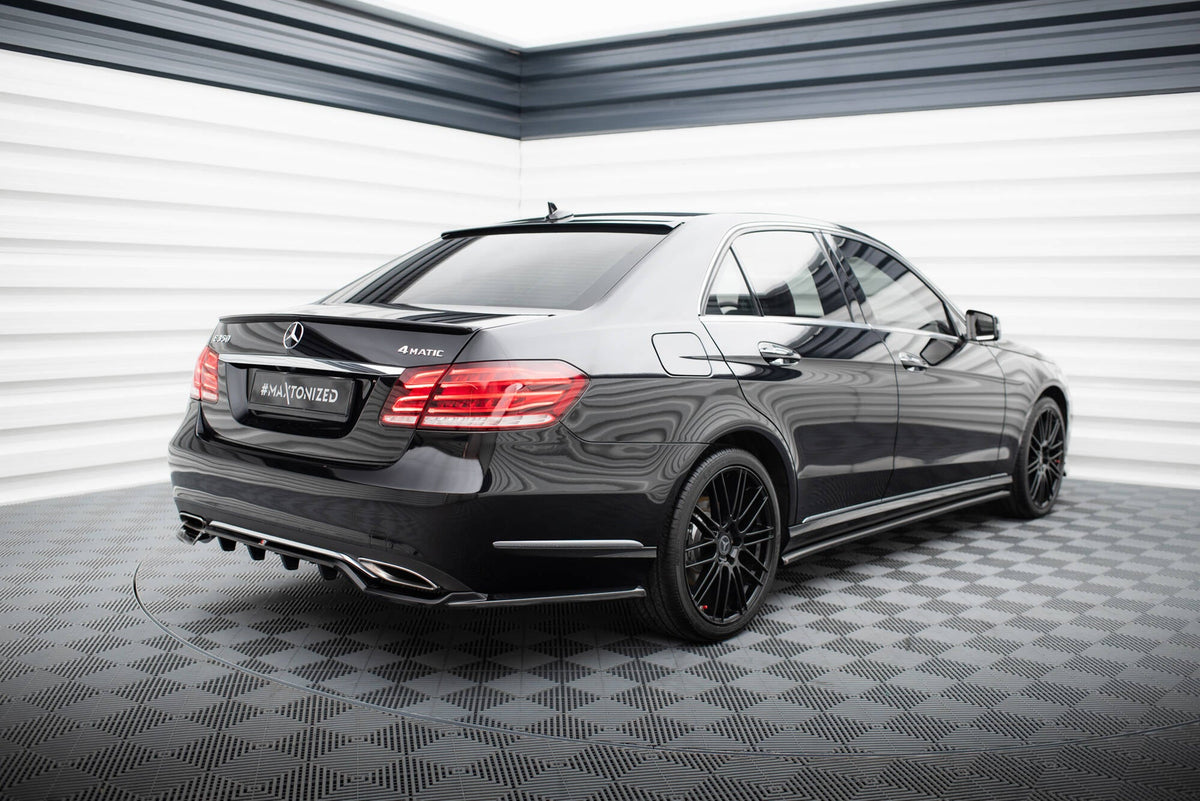 Maxton Design - Mittlerer Cup Diffusor DTM Look Heck Ansatz für Mercedes - Benz E W212 Facelift - Aerowerk.