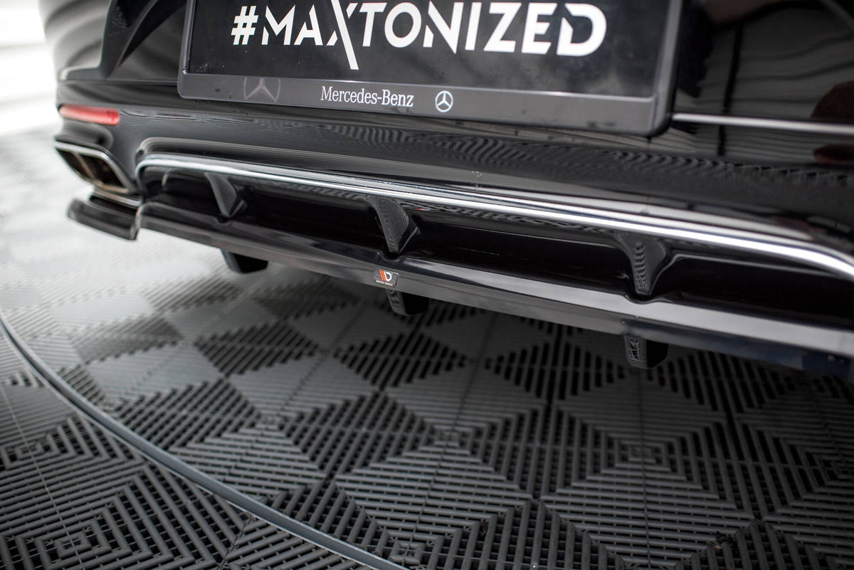 Maxton Design - Mittlerer Cup Diffusor DTM Look Heck Ansatz für Mercedes - Benz S Coupe AMG - Line C217 Facelift - Aerowerk.