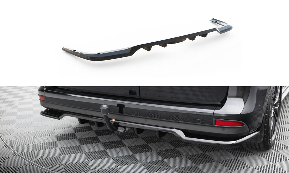 Maxton Design - Mittlerer Cup Diffusor DTM Look Heck Ansatz für Mercedes - Benz T W420 - Aerowerk.