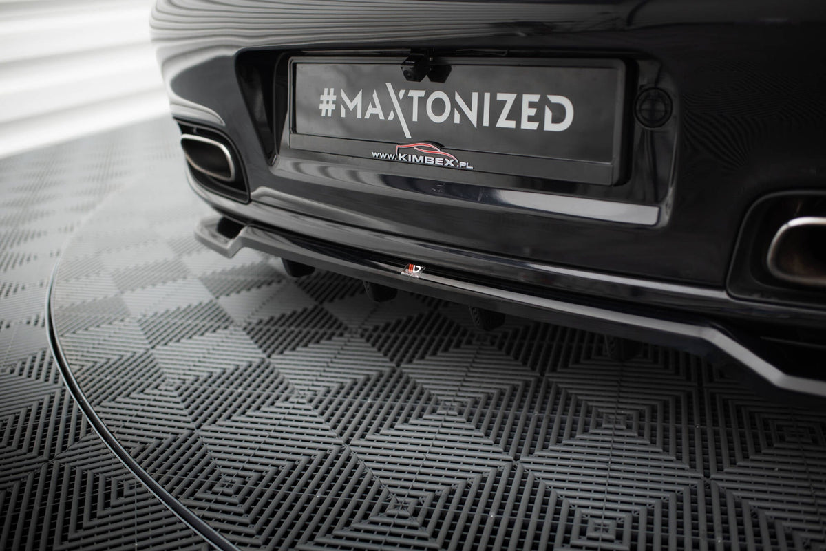 Maxton Design - Mittlerer Cup Diffusor DTM Look Heck Ansatz für Porsche 911 Turbo 997 - Aerowerk.