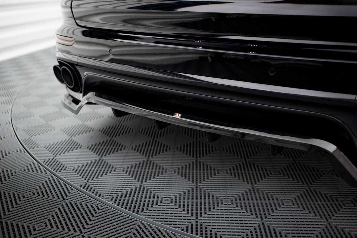 Maxton Design - Mittlerer Cup Diffusor DTM Look Heck Ansatz für Porsche Cayenne Mk2 Facelift - Aerowerk.